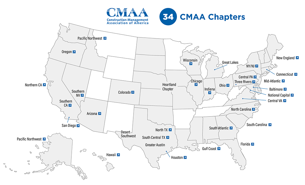 CMAA Chapters Map 34