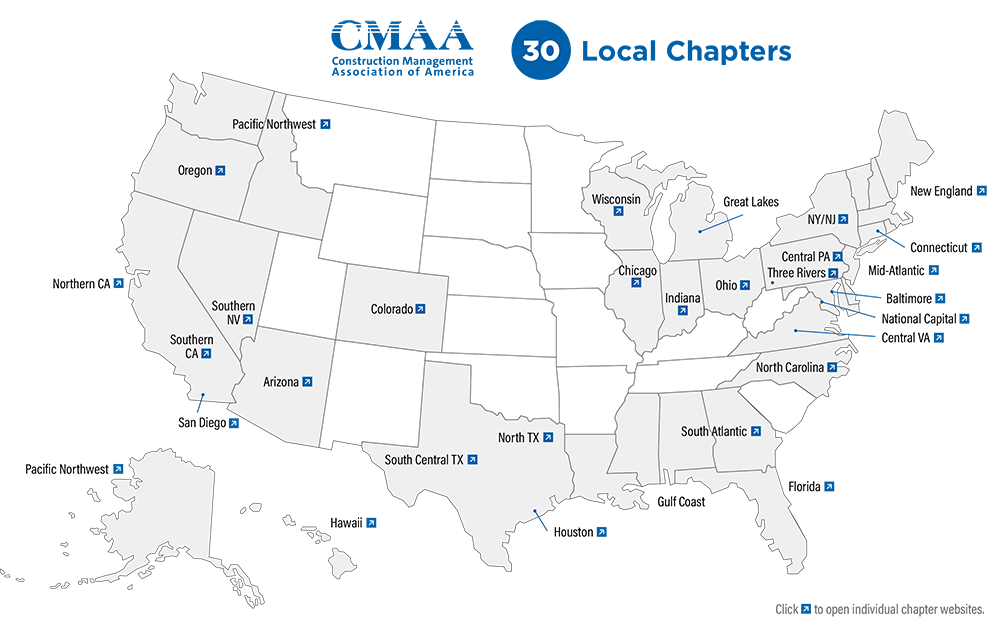 CMAA Local Chapter Map