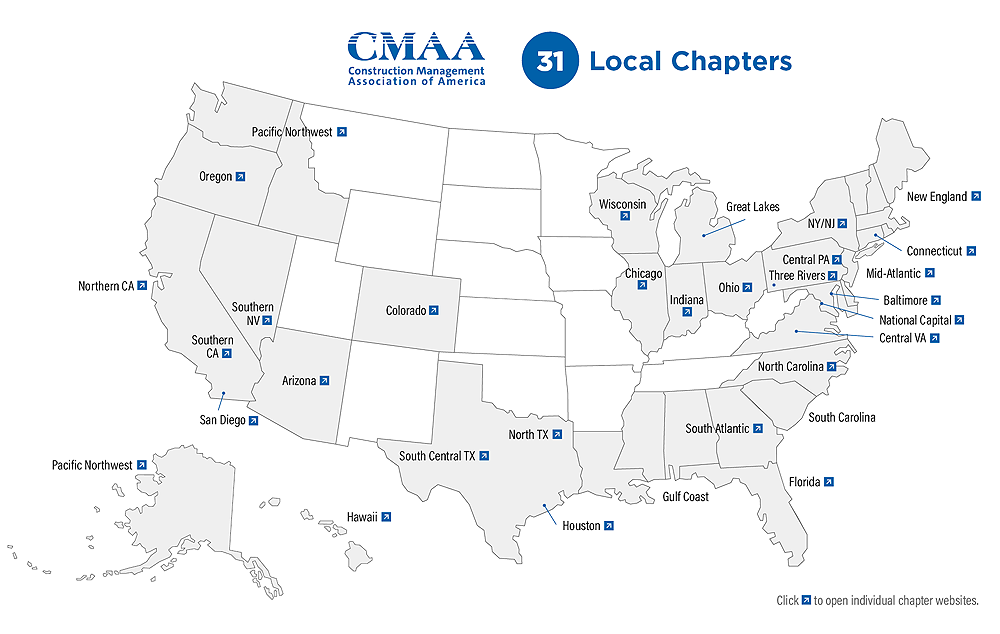 CMAA Local Chapter Map